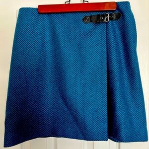 Boden Irene Kilt Herringbone Print skirt, size 10